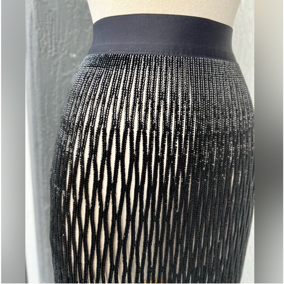Zara beaded black skirt Limited Edition/ ZW Collection - Picture 8 of 12